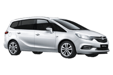 Car Hire Beeston - Vauxhall Zafira 7-Seater - Minibus hire Beeston